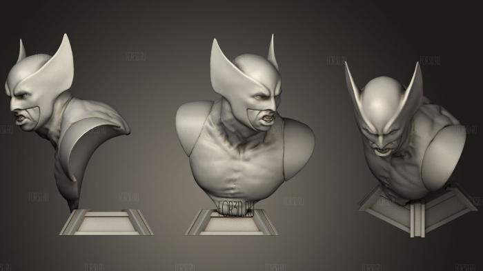 Wolverine stl model for CNC